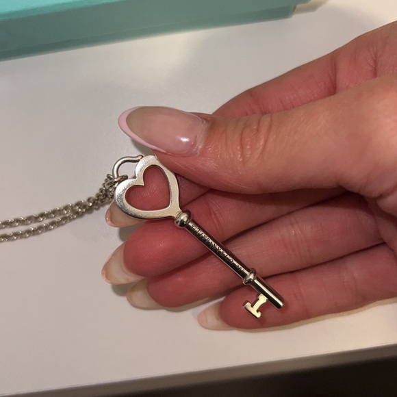 Tiffany & Co Heart Key Necklace - Picture 2 of 5
